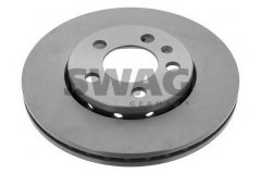 Тормозной диск для SKODA FABIA I (6Y2) 1.2 2002-2008, код двигателя AWY,BMD, V см3 1198, кВт 40, л.с. 54, бензин, Swag 32914404