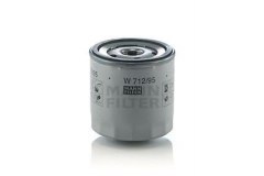 Фильтр масляный W712 для SKODA FABIA III (NJ3) 1.0 2014-, код двигателя CHYA, V см3 999, кВт 44, л.с. 60, бензин, MANN-FILTER W71295