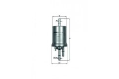 Фильтр топливный для SKODA FABIA III (NJ3) 1.2 TSI 2014-, код двигателя CJZC, V см3 1197, кВт 66, л.с. 90, бензин, Mahle/Knecht KL1563